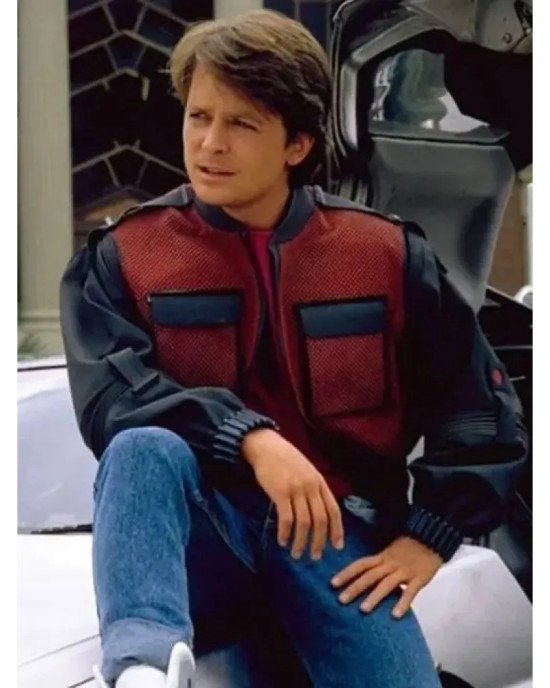 Back To The Future 2 Marty McFly Leather Jacket Back To The Future 2 Marty McFly Leather Jacket