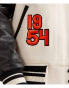 Baltimore Orioles Black and Off-White Varsity Jacket