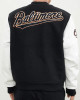 Baltimore Orioles Black and White Varsity Jacket Baltimore Orioles Black and White Varsity Jacket