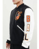 Baltimore Orioles Black and White Varsity Jacket Baltimore Orioles Black and White Varsity Jacket