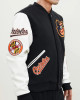 Baltimore Orioles Black and White Varsity Jacket Baltimore Orioles Black and White Varsity Jacket