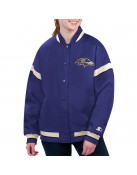 Baltimore Ravens Tournament Purple Varsity Jacket