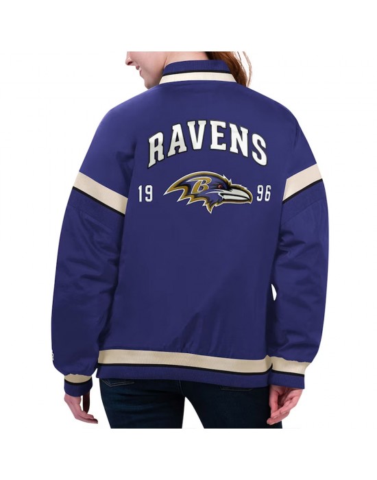Baltimore Ravens Tournament Purple Varsity Jacket