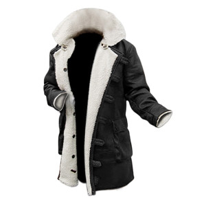 Bane Black Winter Shearling Coat