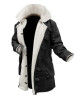 Bane Black Winter Shearling Coat Bane Black Winter Shearling Coat
