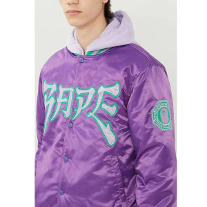 Bape A Bathing Ape Varsity Satin Jacket