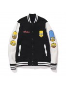 Bape Simpsons Baby Milo Varsity Jacket