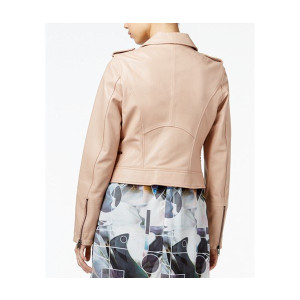 Bar III Real leather Classic moto jacket