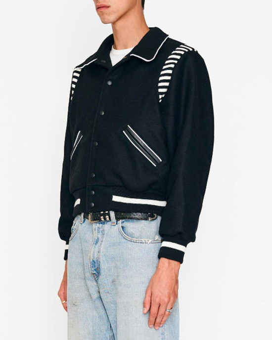 Bare Knuckles Western Varsity Wool Jacket Bare Knuckles Western Varsity Wool Jacket