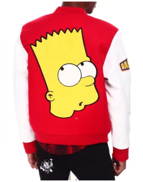 Bart Simpson Varsity Jacket