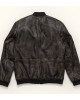 Barton Distressed Leather Bomber Jacket Barton Distressed Leather Bomber Jacket