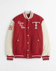 Baseball Embroidered Red Tigers Varsity And Letterman Jacket Baseball Embroidered Red Tigers Varsity And Letterman Jacket