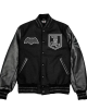 Batman Justice League Black Varsity Jacket Batman Justice League Black Varsity Jacket