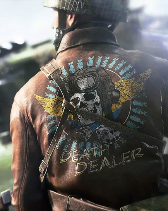 Battlefield 5 Brown Leather Bomber Jacket Battlefield 5 Brown Leather Bomber Jacket