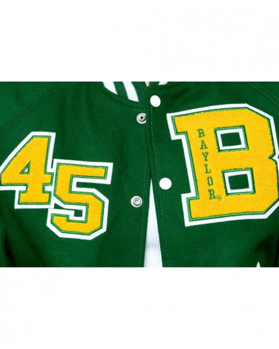 Baylor Collegiate University Green and White Jacket