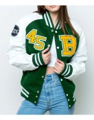 Baylor Collegiate University Green and White Jacket