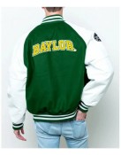 Baylor Collegiate University Green and White Jacket