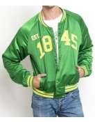 Baylor University Bears Vintage Green Satin Jacket