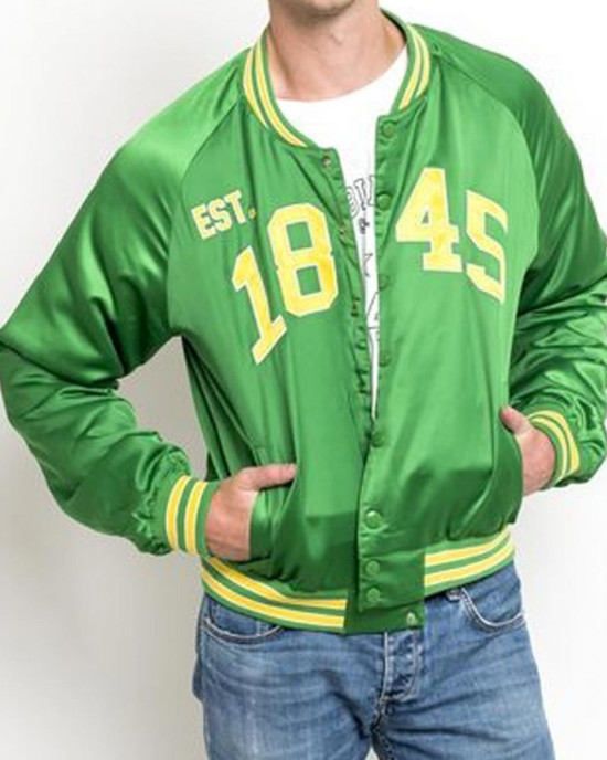 Baylor University Bears Vintage Green Satin Jacket Baylor University Bears Vintage Green Satin Jacket