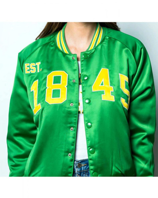 Baylor University Bears Vintage Green Satin Jacket Baylor University Bears Vintage Green Satin Jacket