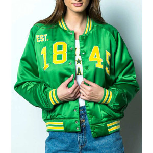 Baylor University Bears Vintage Green Satin Jacket