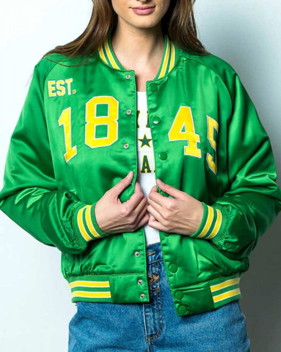 Baylor University Bears Vintage Green Satin Jacket Baylor University Bears Vintage Green Satin Jacket