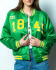 Baylor University Bears Vintage Green Satin Jacket Baylor University Bears Vintage Green Satin Jacket