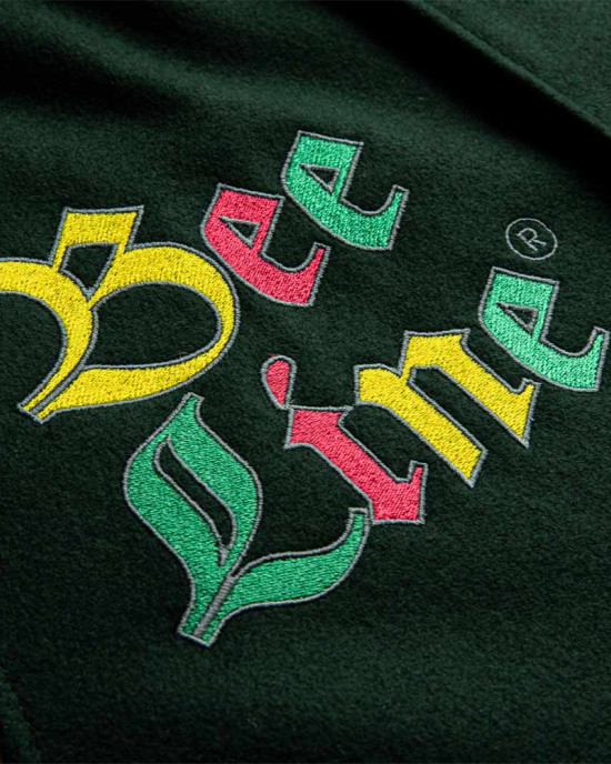 Bee Line Green Varsity Jacket Bee Line Green Varsity Jacket
