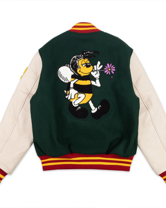 Bee Line Green Varsity Jacket Bee Line Green Varsity Jacket