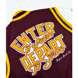 Bethune-Cookman University Motto 2.0 Varsity Jacket