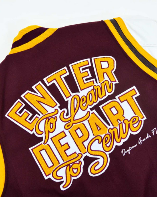 Bethune-Cookman University Motto 2.0 Varsity Jacket