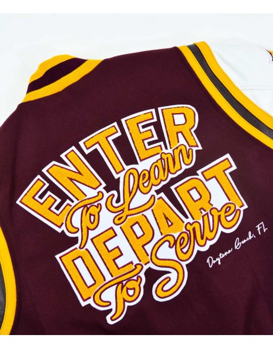 Bethune-Cookman University Motto 2.0 Varsity Jacket