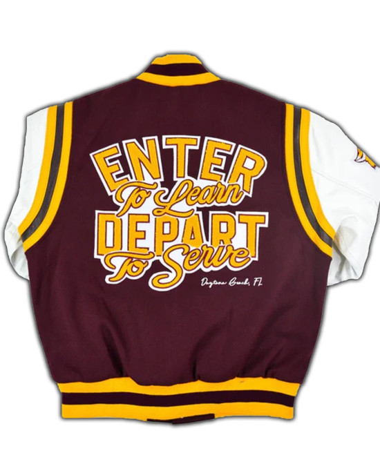 Bethune-Cookman University Motto 2.0 Varsity Jacket