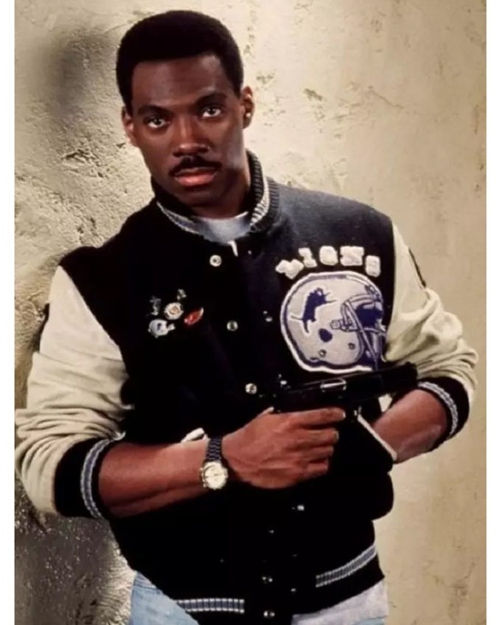 Beverly Hills Cop Axel Foley Letterman Jacket