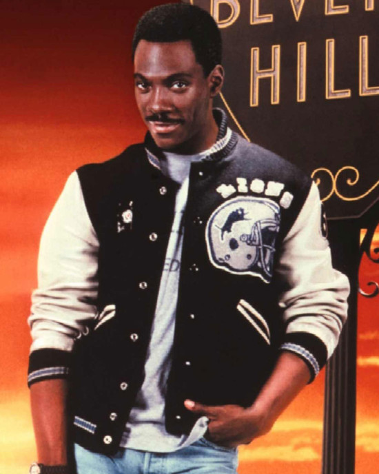 Beverly Hills Cop Axel Foley Letterman Jacket