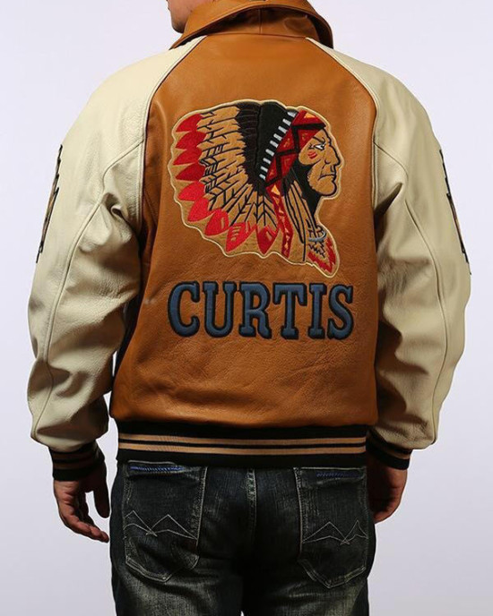 Big Chief Curtis Leather Bomber Jacket Big Chief Curtis Leather Bomber Jacket