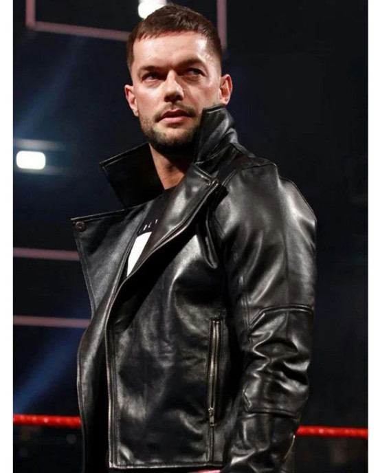 Biker Finn Balor Club WWE Leather Jacket Biker Finn Balor Club WWE Leather Jacket
