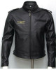 Biker Goldwing Black Leather Jacket Biker Goldwing Black Leather Jacket