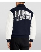 Billionaire Boys Club Astro Blue and White Varsity Jacket