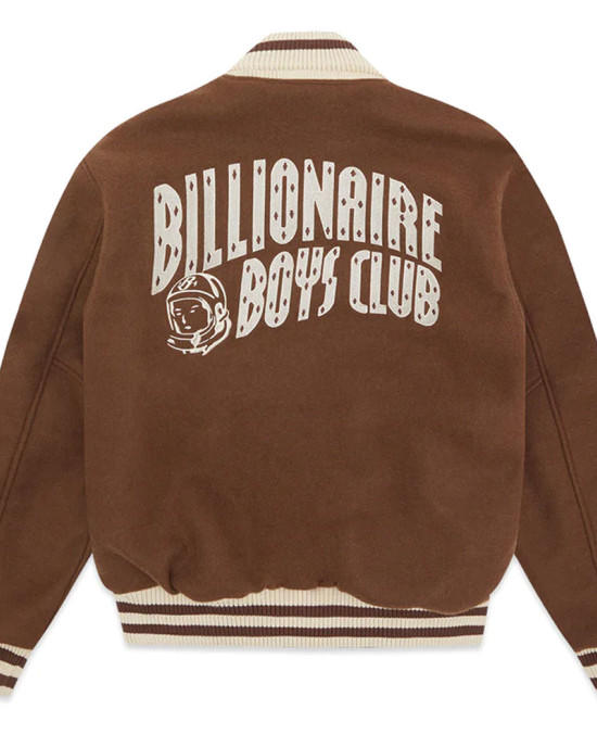 Billionaire Boys Club Astro Brown Varsity Wool Jacket