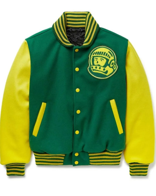 Billionaire Boys Club Astro Varsity Yellow and Green Jacket Billionaire Boys Club Astro Varsity Yellow and Green Jacket