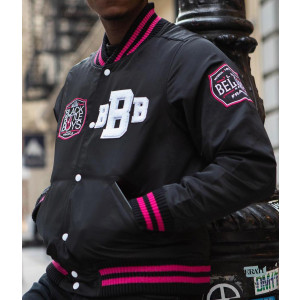 Black Bottle Boy Black Bomber Jacket