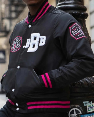 Black Bottle Boy Satin Jacket