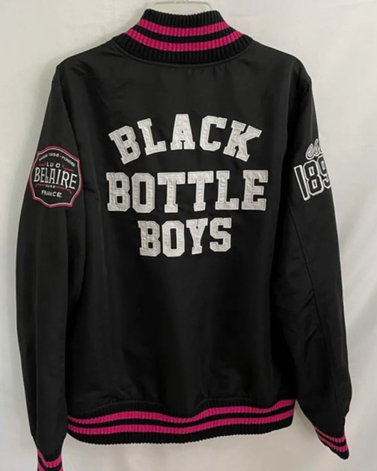 Black Bottle Boy Satin Jacket Black Bottle Boy Satin Jacket