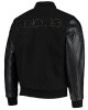 Black Chicago Bears Logo Varsity Jacket Black Chicago Bears Logo Varsity Jacket