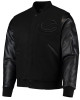 Black Chicago Bears Logo Varsity Jacket Black Chicago Bears Logo Varsity Jacket