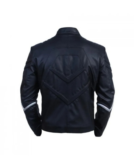 Black Panther Avengers Infinity War Chadwisk Boseman Black Costume Leather Jacket Black Panther Avengers Infinity War Chadwisk Boseman Black Costume Leather Jacket