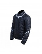 Black Panther Avengers Infinity War Chadwisk Boseman Black Costume Leather Jacket