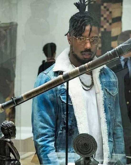 Black Panther Michael B. Jordan Jean Jacket