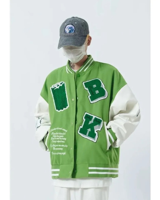 Black Work Varsity Jacket